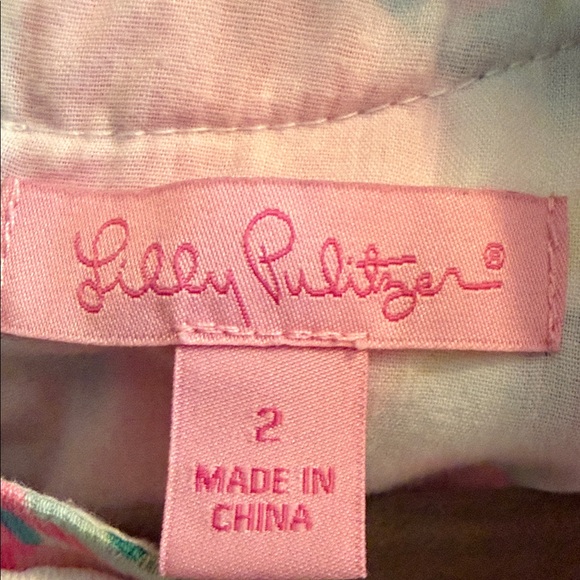 Lilly Pulitzer Pink and White Dress - Picture 2 of 2